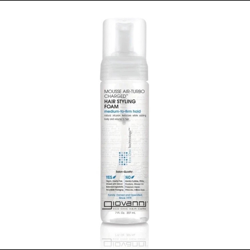 Giovanni Mousse Air Turbo Charged Hair Styling Foam 7floz NIB